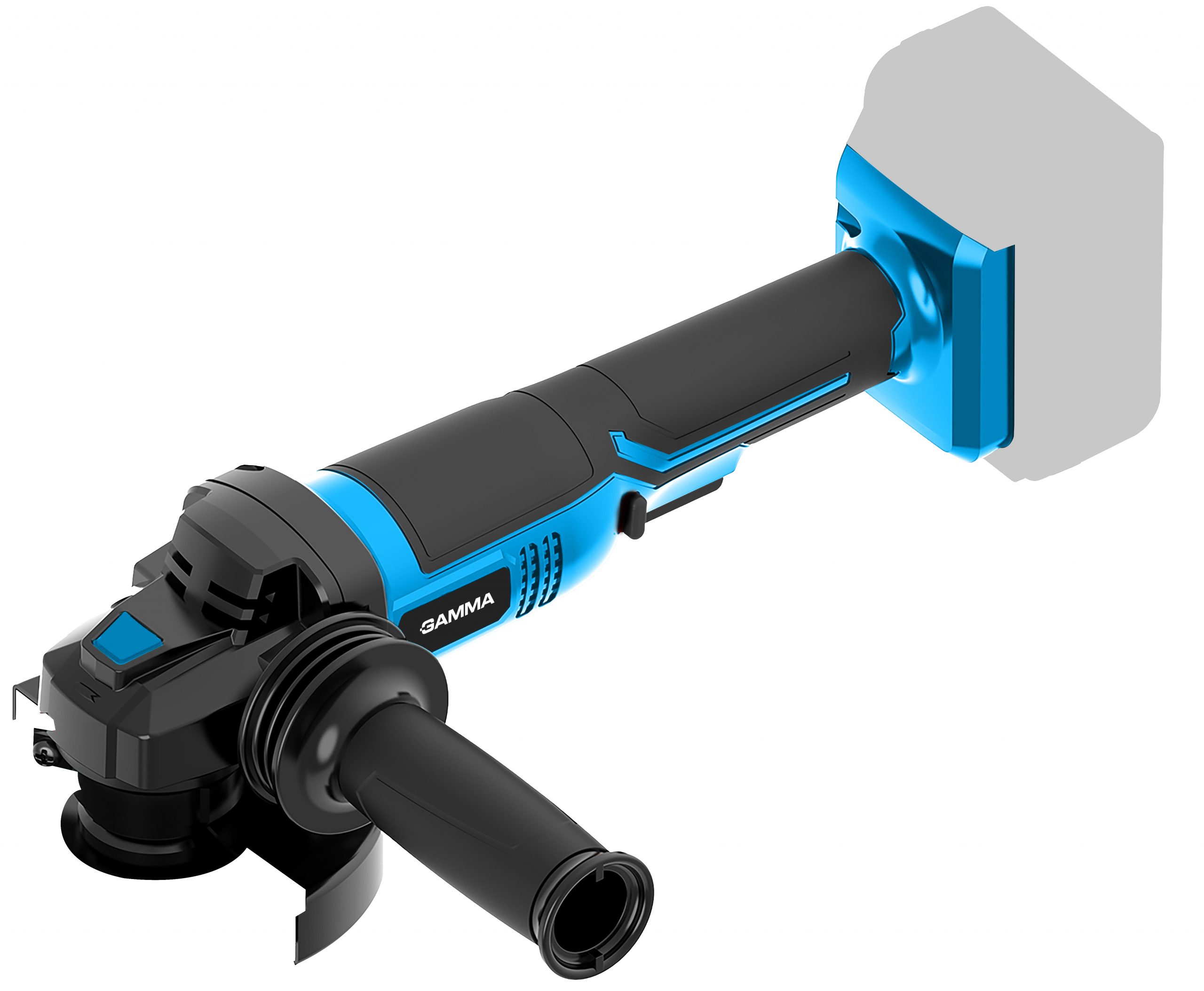 Amoladora angular a batería 5″ (125mm) (no incluida)