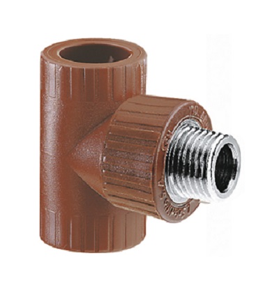 Tee Red. Central Fusión Rosca Met. Macho Hidro3