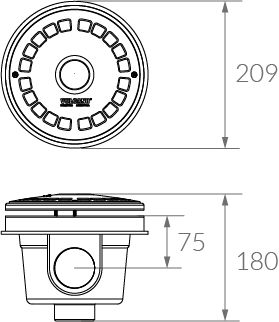 Toma de fondo (piscina de liner)