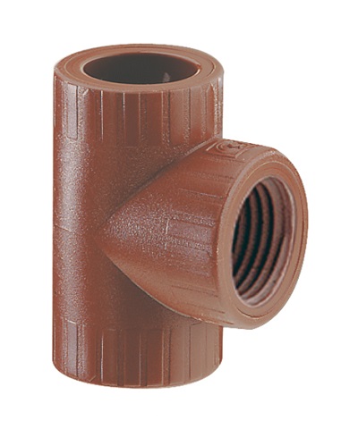 Tee Fusión Rosca Plástica Central Hembra Hidro3