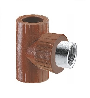 Tee Red. Prol. Central Fusión Rosca Met. Hidro3