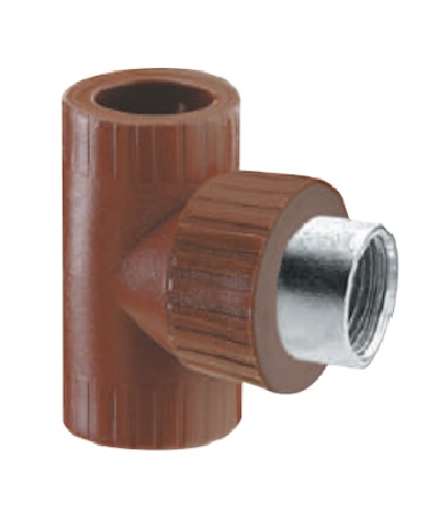 Tee Fusión c/prol. Rosca Met. Hembra Hidro3