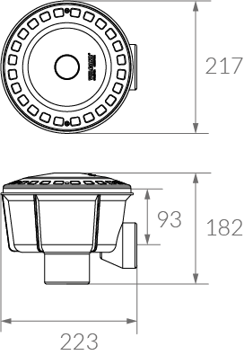 Toma de fondo (piscina de hormigón)