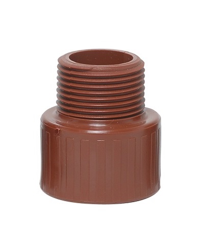 Cupla Fusión Rosca Plástica Macho Hidro3